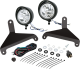 SHOW CHROME Driving Light Kit - Can-Am - Black 41-208BK