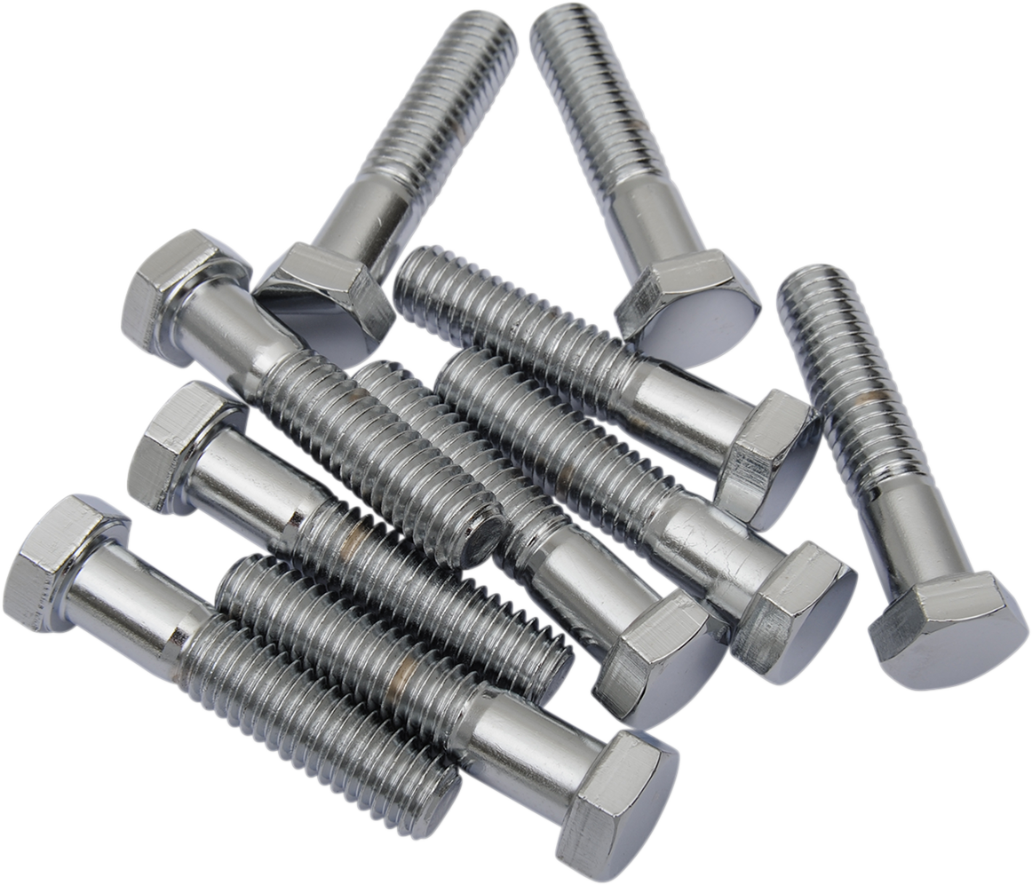 DRAG SPECIALTIES Bolts - Hex-Head - Chrome - 3/8"-16 x 1-3/4" MPB135