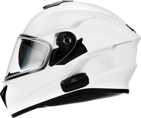 SENA OutForce Helmet - Glossy White - Medium OUTFORCE-GW00M