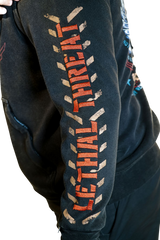 LETHAL THREAT Flight and Fight Hoodie - Black - 4XL HD84076-4XL