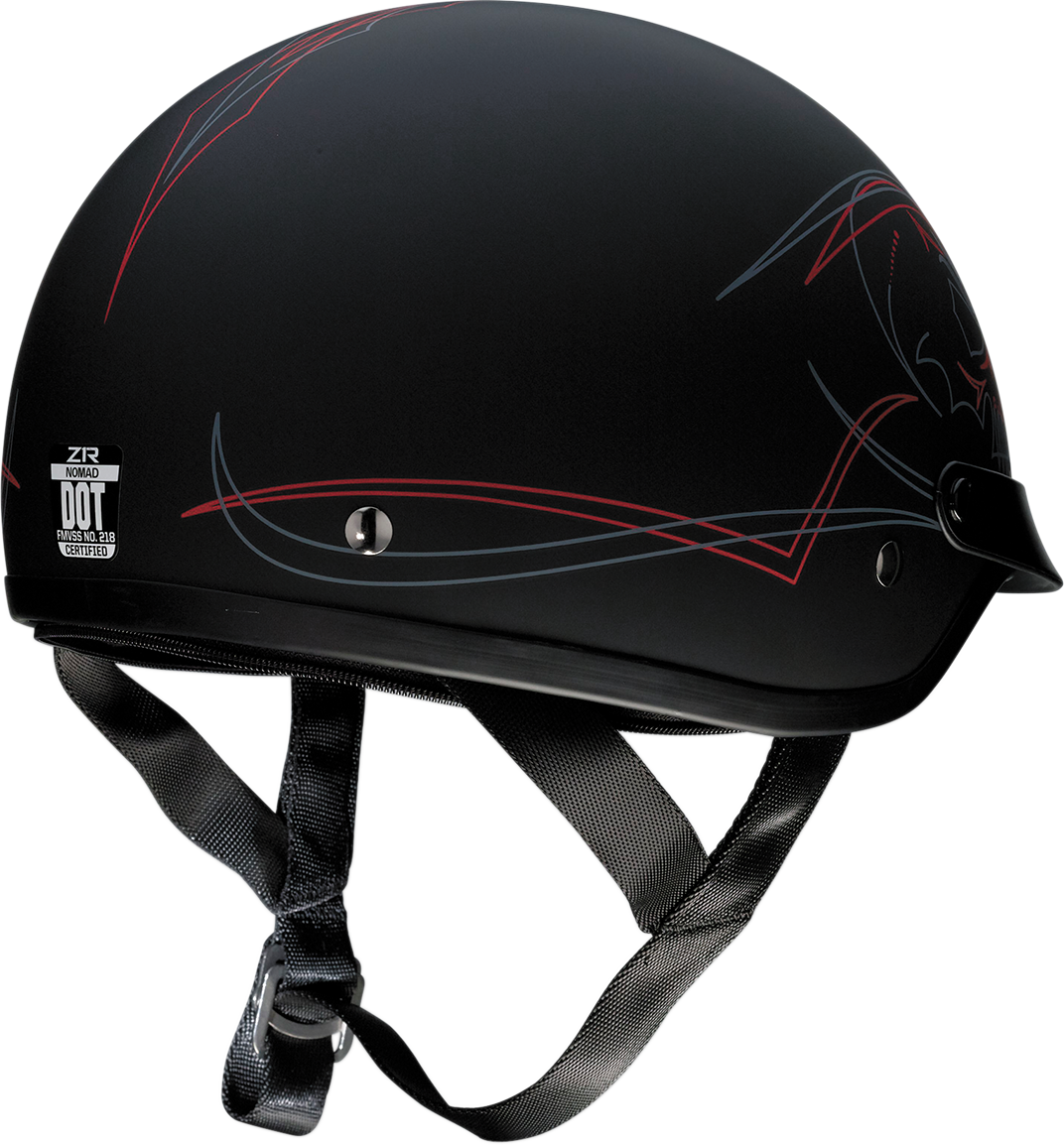 Z1R Nomad Helmet - Evilocity - Flat Black - XS 0103-1252