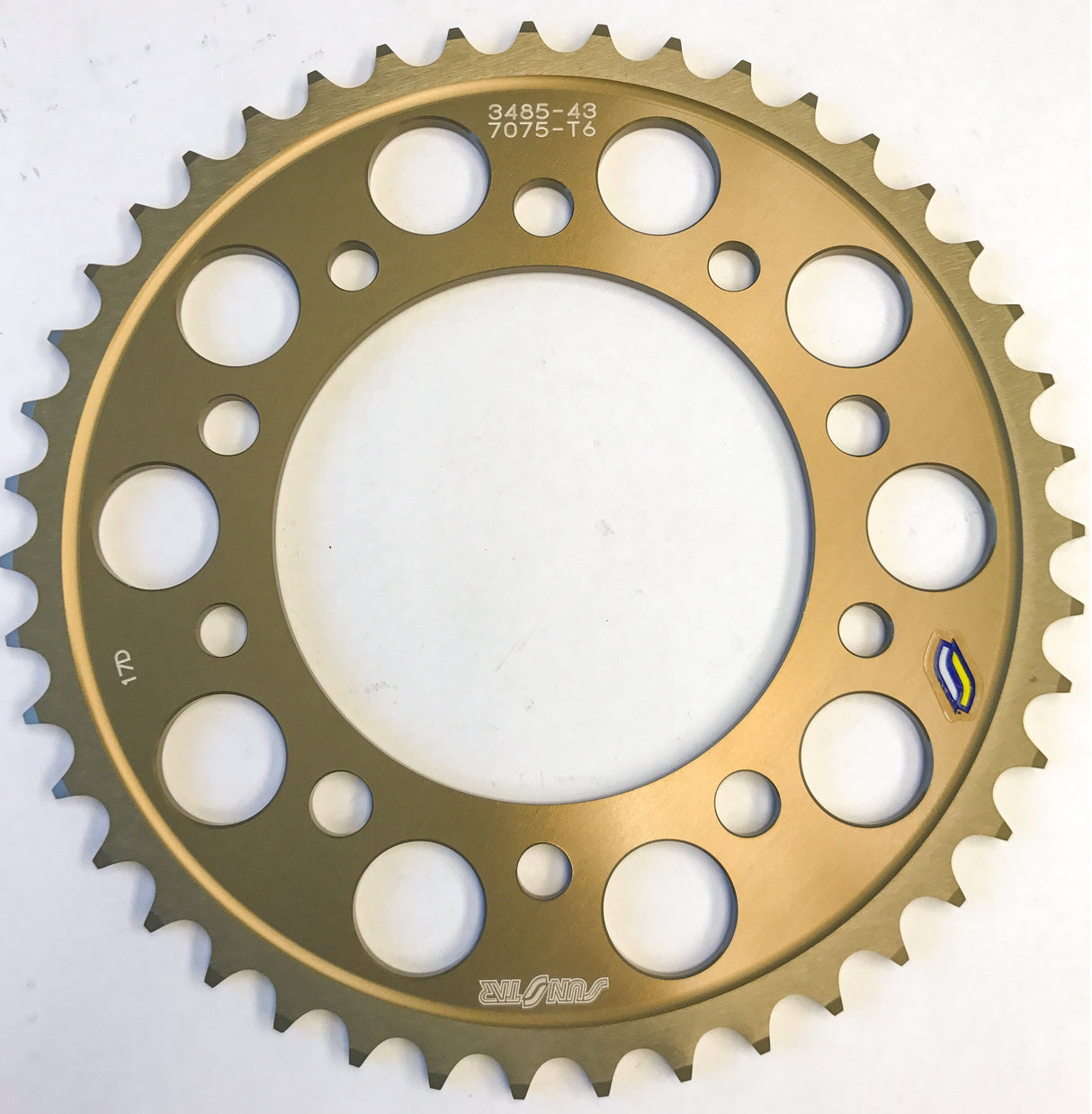 SUNSTAR Rear Sprocket Aluminum 43t-520 Yam 5-348543