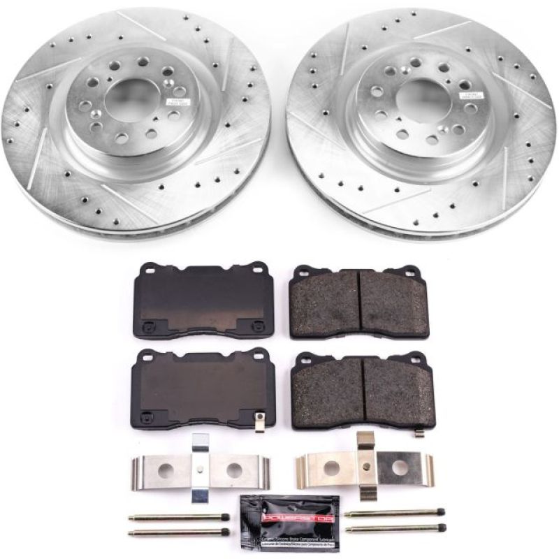 Power Stop 17-19 Honda Civic Front Z23 Evolution Sport Brake Kit K7869