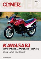 CLYMER Repair Manual Kaw Ex500 CM360-3