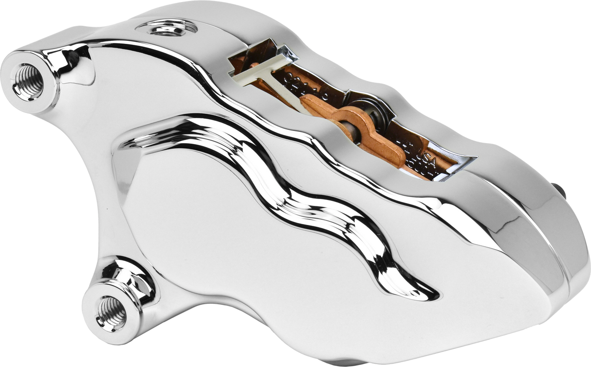 HAWG HALTERS INC 4 Piston Front Caliper L/H Chrome W/ 11.8" Rotor LHSCC5018