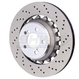 SHW 15-18 BMW X5 M 4.4L Right Rear Cross-Drilled Lightweight Brake Rotor (34212284904) BRR48504