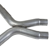 BBK 11-14 Mustang 3.7 V6 Short Mid X Pipe With Catalytic Converters 2-1/2 For BBK Long Tube Headers 1461