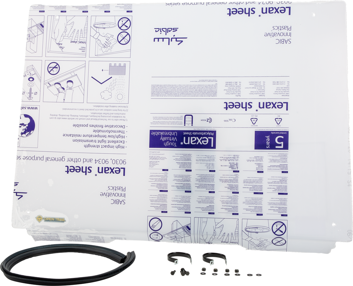 OPEN TRAILFull Windshield Clr Pol Rzr Pro XpV000221-12200T