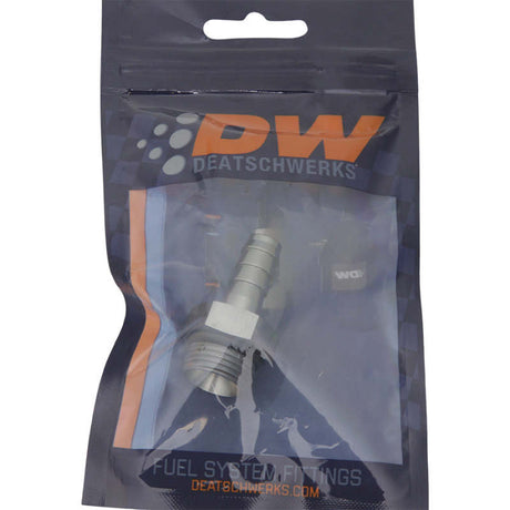 DeatschWerks 8AN ORB Male To 3/8in. Male Triple Barb Fitting (Incl. O-Ring) 06-02-0507
