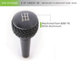 DV8 Offroad 1997-06 Jeep TJ 5-Speed Shift Knob And Lever Black D-JP-180022-BK