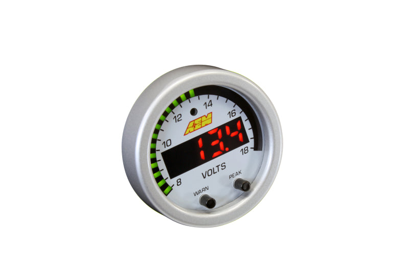 AEM X-Series 8-18V Volt Gauge 30-0303