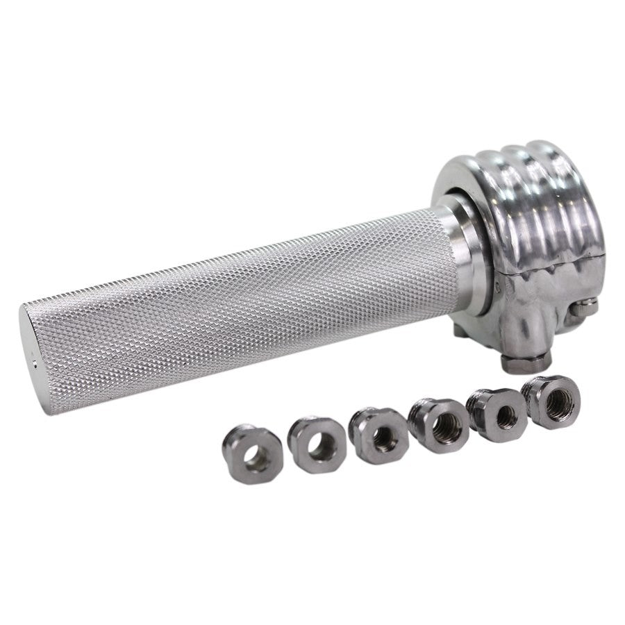 TC BROS 1" Dual Cable Throttle Polished 101-0217