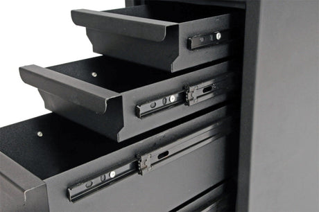 Deezee Universal Tool Box - Wheel Well Box With Drawers (Steel) DZ 95D