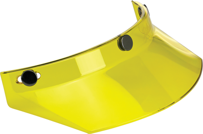 BILTWELL Moto 3-Snap Visor - Yellow 2002-103