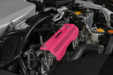 Perrin 22-23 Subaru WRX Pulley Cover (Short Version - Works w/AOS System) - Hyper Pink PSP-ENG-154HP