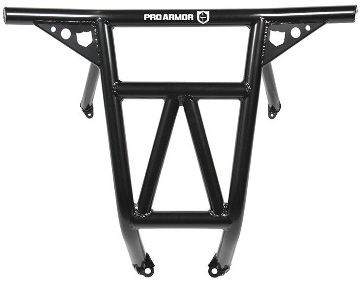PRO ARMOR Race Rear Bumper Aluminum Black P141047BL