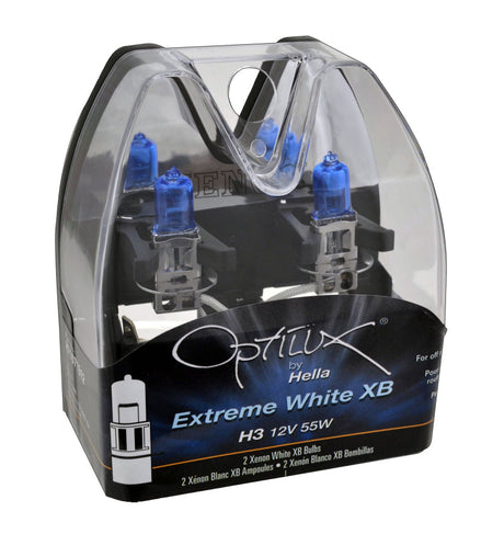 Hella H3 12V 55W Xen White XB Bulb (Pair) LAH71071312