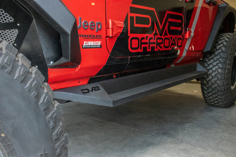 DV8 Offroad 2018+ Jeep Wrangler JL Plated Side Step Slider SRJL-04