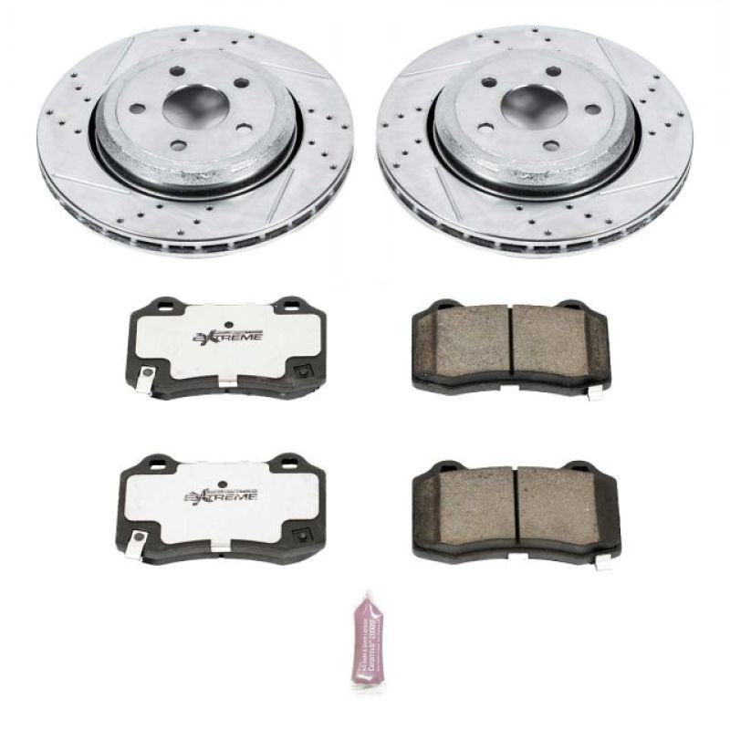 Power Stop 18-19 Dodge Durango Rear Z26 Street Warrior Brake Kit K5956-26