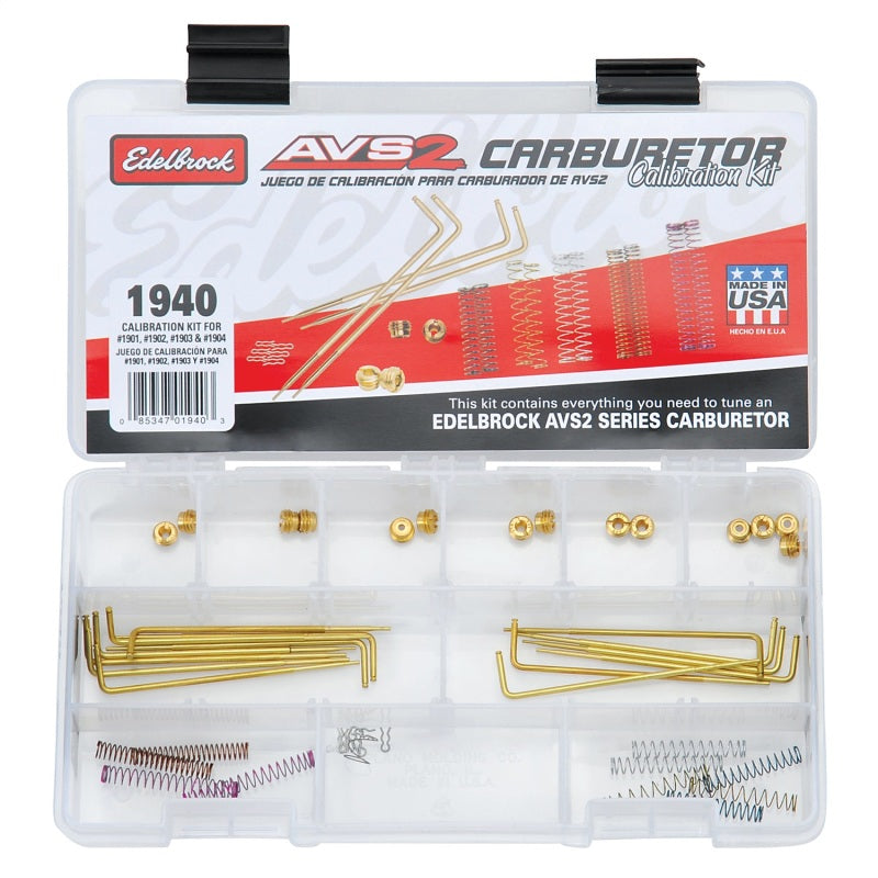 Edelbrock Calibration Kit for 1901 / 1902 / 1903 / 1904 1940
