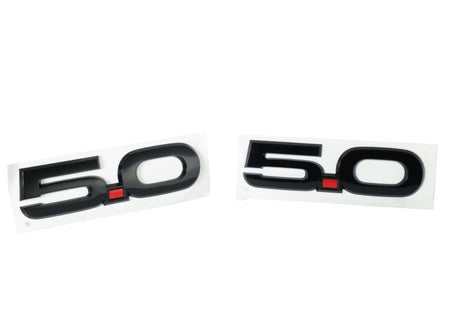 Ford Racing 15-17 Ford Mustang 5.0L Fender Emblem Black M-1447-M50AB