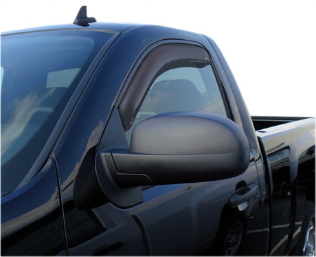 AVS 07-13 Chevy Silverado 1500 Standard Cab Ventvisor In-Channel Window Deflectors 2pc - Smoke 192326