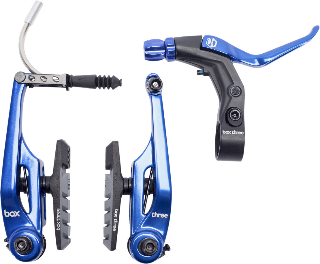BOX Pro Brake Kit 108mm Blue Brake Long Lever BX-BK173VB108-BL