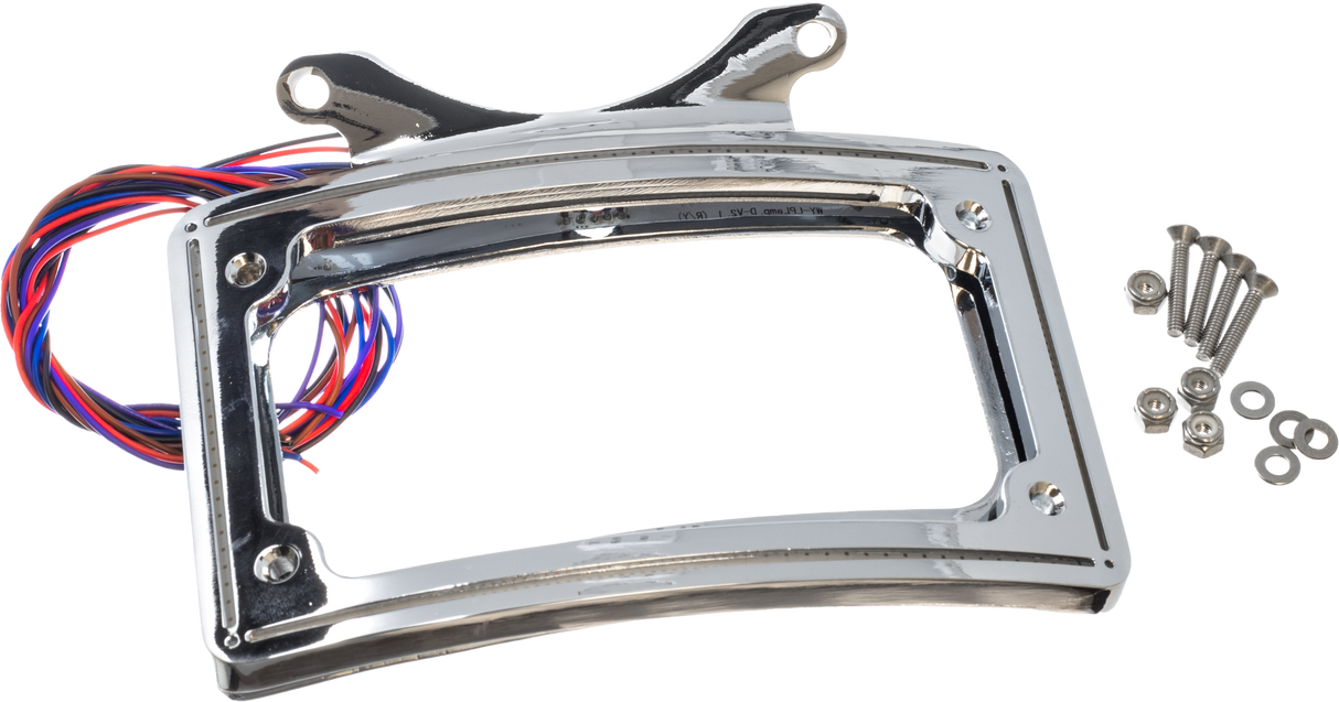 LETRIC LIGHTING COPerfect Plate Light Lp Frame Chrome ScoutLLC-IPPL-C