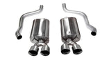 Corsa 09-13 Chevrolet Corvette C6 6.2L V8 Polished Sport Axle-Back Exhaust 14108