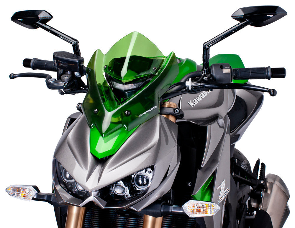 PUIG Naked Wind Screen Green 7011V