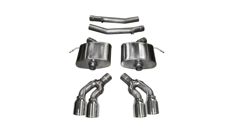 Corsa 2016 Cadillac CTS V 6.2L V8 2.75in Polished Xtreme Axle-Back Exhaust 14358