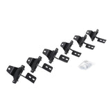 Go Rhino 18-22 Jeep Wrangler JLU 4DR Mounting Brackets (V-Series V3/RB10 Slim/RB20 Slim) - Tex. Blk 6945066