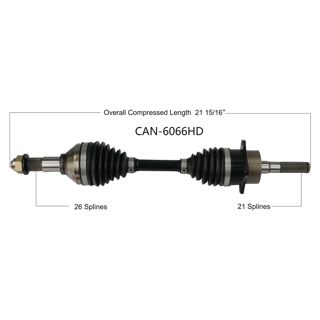 OPEN TRAILHd 2.0 Axle Front LeftCAN-6066HD