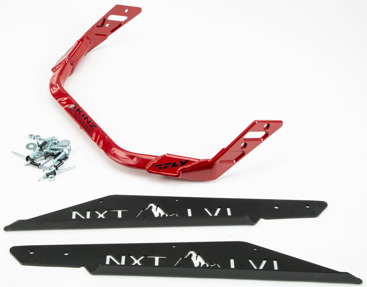 PRO ARMOR Nxt Lvl Rear Bumper Black/Red Pol NXPRB226-FBK/SRD