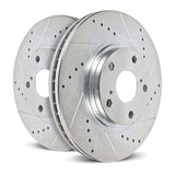 Power Stop 05-09 Audi A4 Rear Evolution Drilled & Slotted Rotors - Pair EBR1006XPR