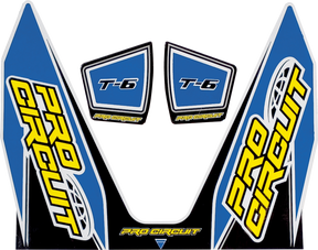 PRO CIRCUIT T-6 Decal - Light Blue DC22T6-LB