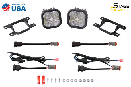Diode Dynamics SS3 Pro Type AS Kit - Yellow SAE Fog DD6347