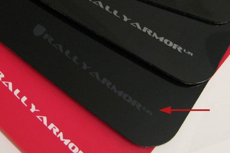 Rally Armor 02-07 Subaru WRX/STI/RS/2.5i (Wagons Req. Mod.) Black UR Mud Flap w/ Grey Logo MF1-UR-BLK/GRY
