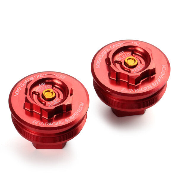 ZETA Front Fork Top Cap Red ZE56-10132