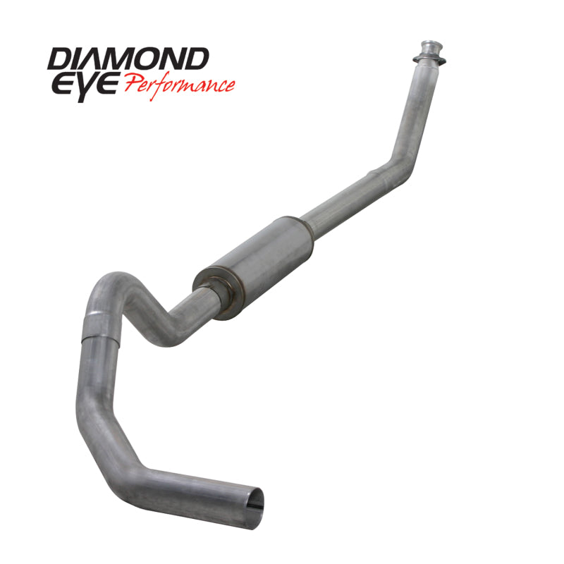 Diamond Eye KIT 4in TB MFLR RPLCMENT PIPE SGL AL: 98.5 - 02 DODGE CUMMINS 5.9L K4212A-RP