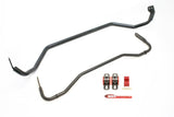 BMR 08-09 Pontiac G8 Front & Rear Sway Bar Kit w/ Bushings - Black Hammertone SB029H
