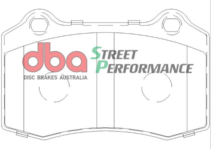 DBA 92-02 Dodge Viper Front SP Performance Brake Pads DB1936SP