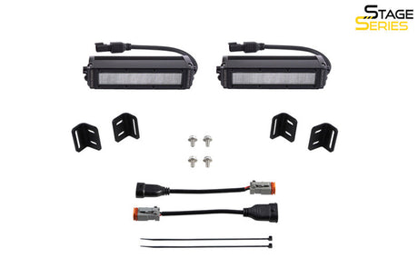Diode Dynamics 2022 Toyota Tundra SS6 LED Fog Light Kit - Amber Wide DD7419