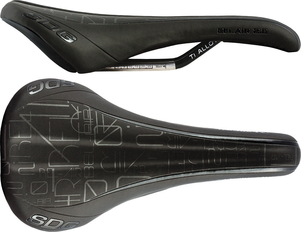 SDG COMPONENTS Bel Air 2.0 Saddle Ti-Alloy Black 6301