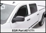 EGR 14+ Chev Silverado/GMC Sierra Crw Cab In-Channel Window Visors - Set of 4 (571771) 571771