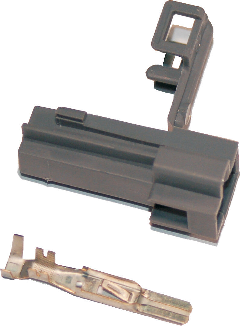NAMZ CUSTOM CYCLE1-Pin B+ Male Conn W/Mating Male Trmnl 5-Pk Hd 72100-04ND-MBP