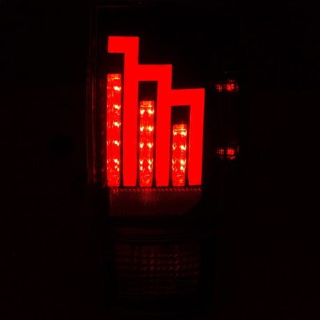 ANZO 2016-2017 Toyota Tacoma LED Taillights Black 311281