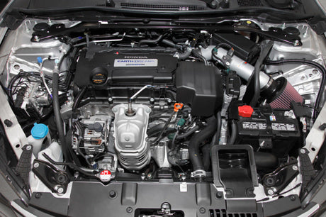 K&N 2013-14 Honda Accord 2.4L L4 69 Series Typhoon Air Intake System - Silver Cold Air Intake Kit 69-1213TS