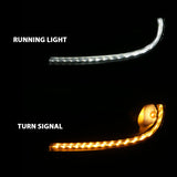 ANZO 2005-2013 Chevy Corvette Projector Plank Style Switchback H.L. Black Amber 121553