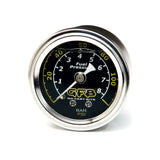 GFB Fuel Pressure Gauge (Suits 8050/8060) 40mm 1-1/2in 1/8MPT Thread 0-120PSI 5730